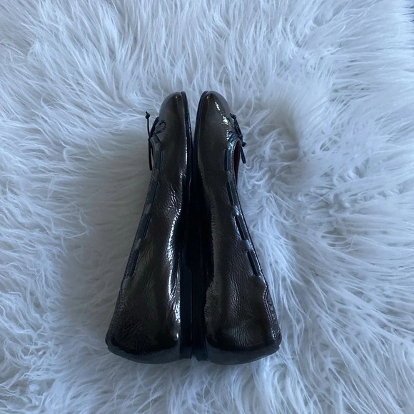 Brighton Julie Grey Metalic Ballet Flats Size 7.5M - Picture 3 of 8